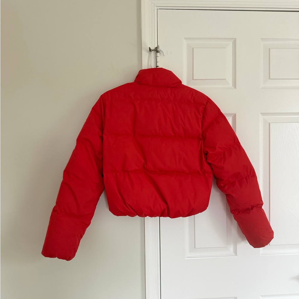 Athleta Summit Cropped Puffer Jacket Winter Down … - image 13